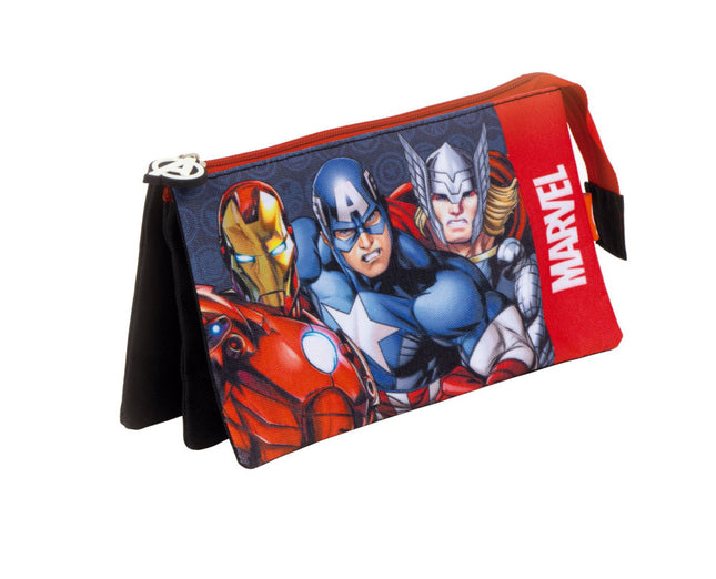 Bosszúállók 3 rekeszes tolltartó 21 cm