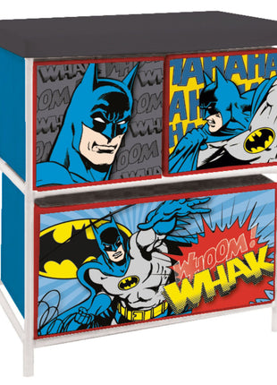 Batman játéktároló állvány 3 rekeszes 53x30x60 cm