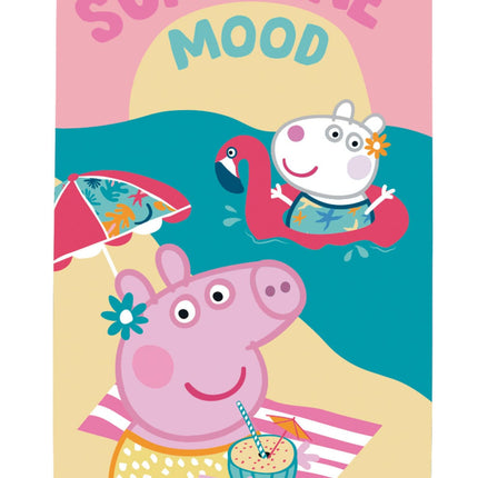 Peppa malac Sunshine fürdőlepedő, strand törölköző 70x140cm (Fast Dry)