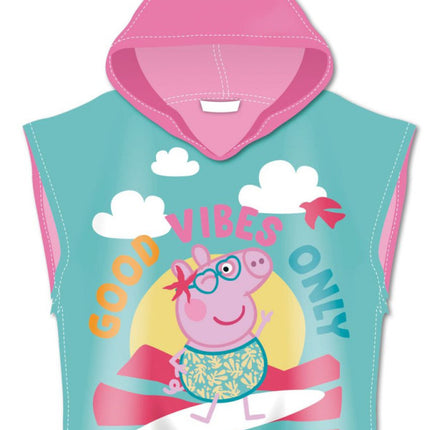 Peppa malac Sunshine strand törölköző poncsó 55x110cm (Fast Dry)