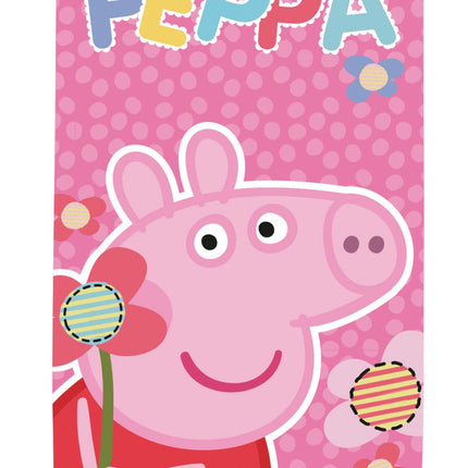 Peppa malac Flower fürdőlepedő, strand törölköző 70x140cm (Fast Dry)