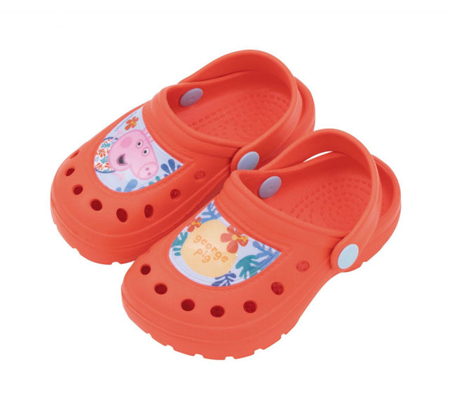 Peppa malac George gyerek papucs, clog 22-32