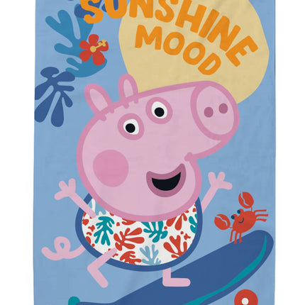 Peppa malac Skateboard fürdőlepedő, strand törölköző 70x140cm (Fast Dry)