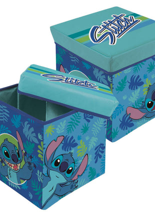 Disney Lilo és Stitch, A csillagkutya Leaf játéktároló 30×30×30 cm