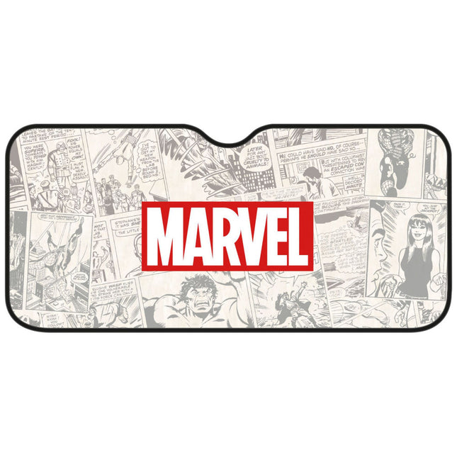 Marvel alumínium autós napellenző, napvédő első szélvédőre 130x70 cm