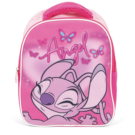 Disney Lilo és Stitch, A csillagkutya Pink Angel hátizsák, táska 24 cm
