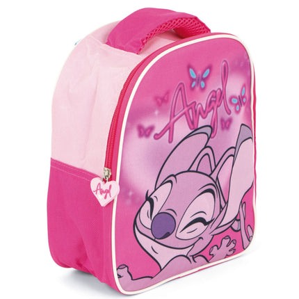 Disney Lilo és Stitch, A csillagkutya Pink Angel hátizsák, táska 24 cm