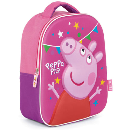 Peppa malac Party 3D hátizsák, táska 32 cm