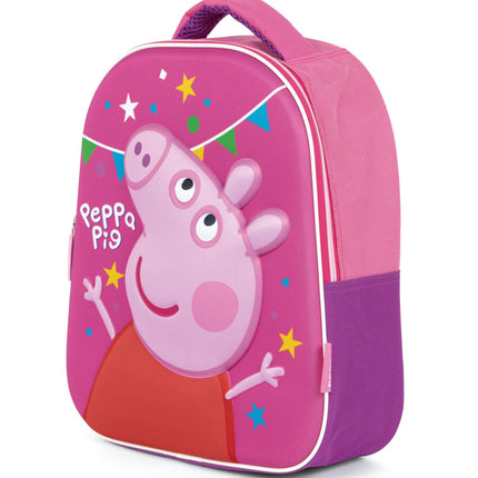 Peppa malac Party 3D hátizsák, táska 32 cm