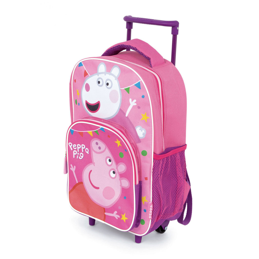 Peppa malac Party gurulós ovis hátizsák, táska 36 cm
