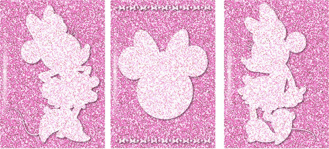 Disney Minnie csillámos mini notesz szett
