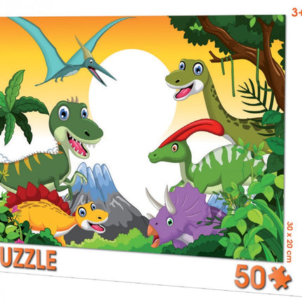 Dinoszaurusz puzzle 50 db-os