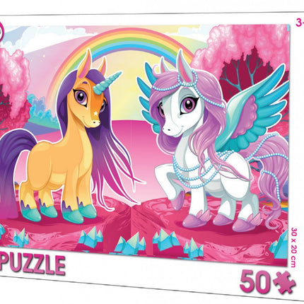Unikornis puzzle 50 db-os