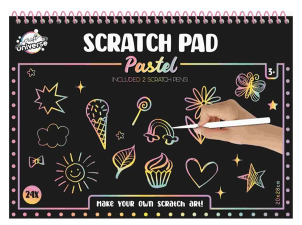Pastel scratch képkarcoló készlet