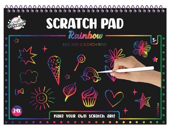 Rainbow scratch képkarcoló készlet