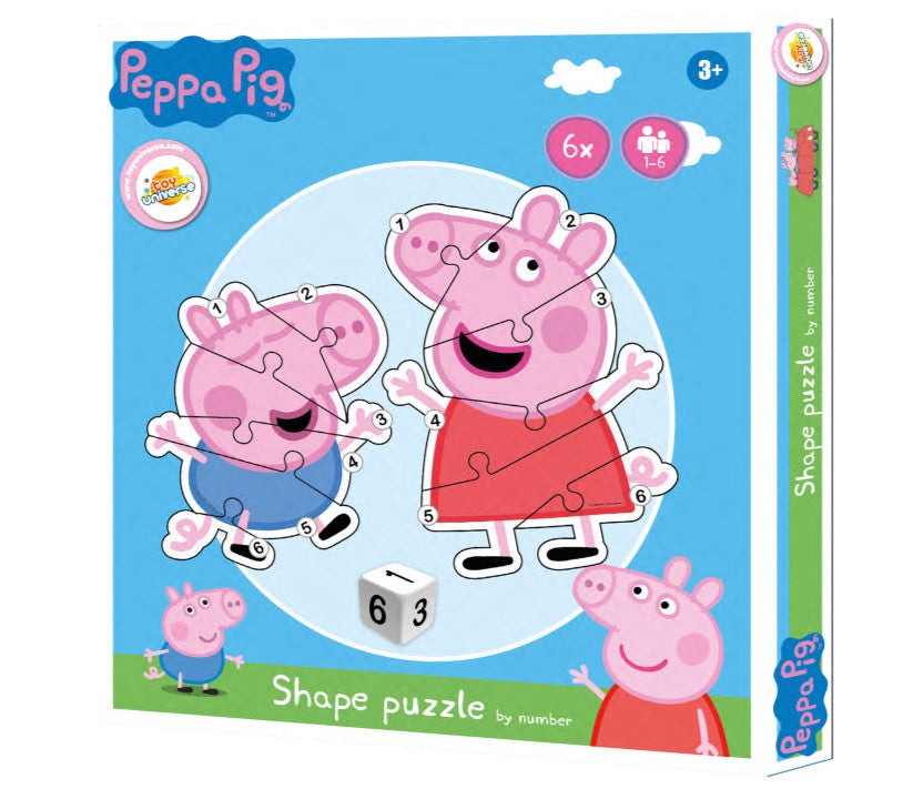 Peppa malac & George forma puzzle játék
