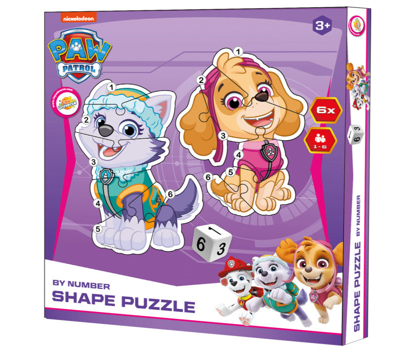Mancs Őrjárat Girls forma puzzle játék