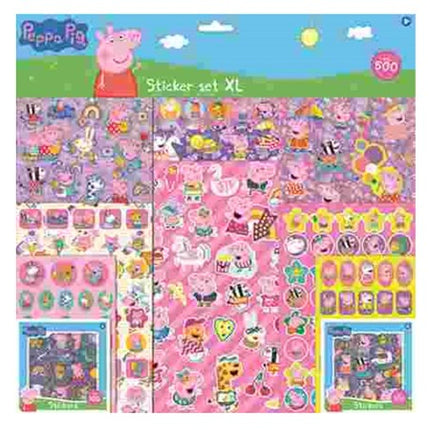 Peppa malac Pink matrica szett XL