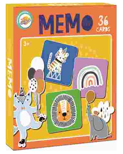 Állatos Circus memória játék 36 db-os