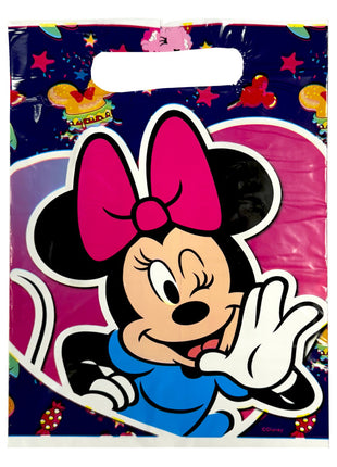Disney Minnie Snacks műanyag ajándéktasak, ajándékzacskó 10 db-os