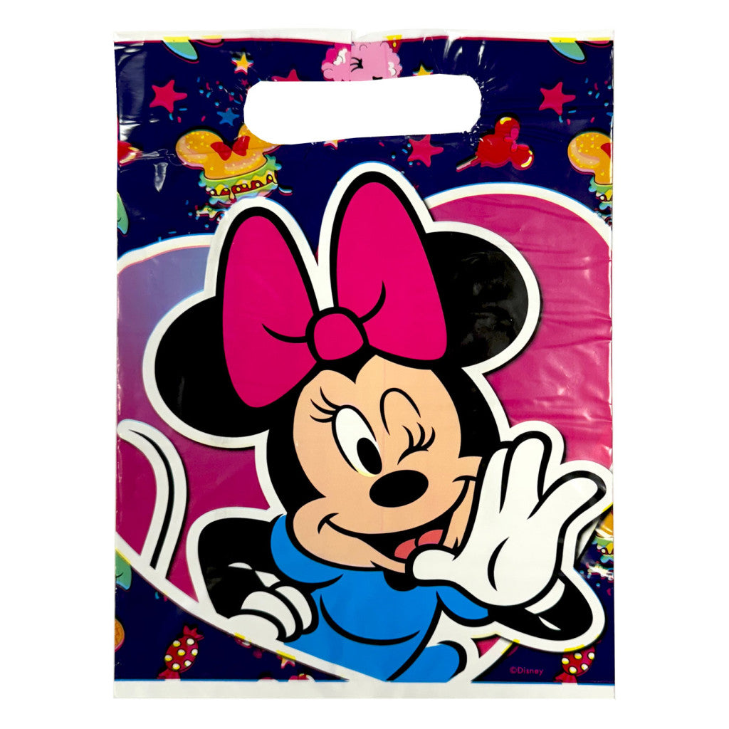 Disney Minnie Snacks műanyag ajándéktasak, ajándékzacskó 10 db-os