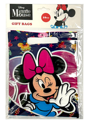 Disney Minnie Snacks műanyag ajándéktasak, ajándékzacskó 10 db-os