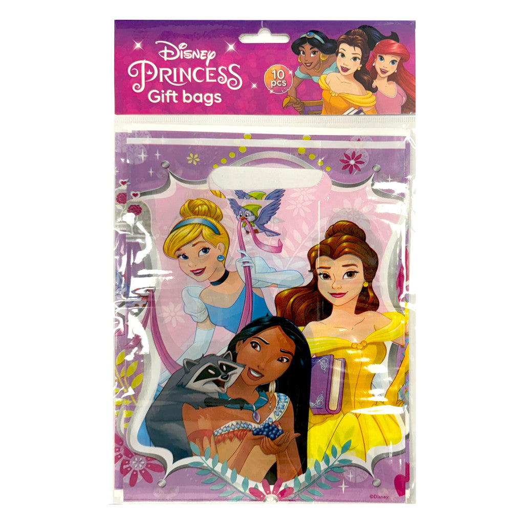 Disney Hercegnők Fun műanyag ajándéktasak, ajándékzacskó 10 db-os