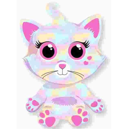 Ojo Pastel Cica plüss figura 15 cm