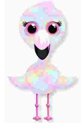Ojo Pastel Flamingó plüss figura 15 cm