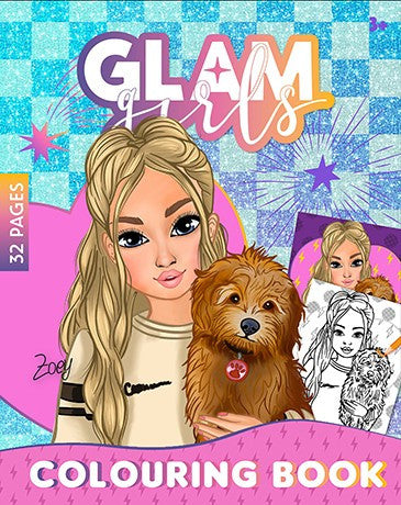 Glam Girls Zoey színező 32 oldal