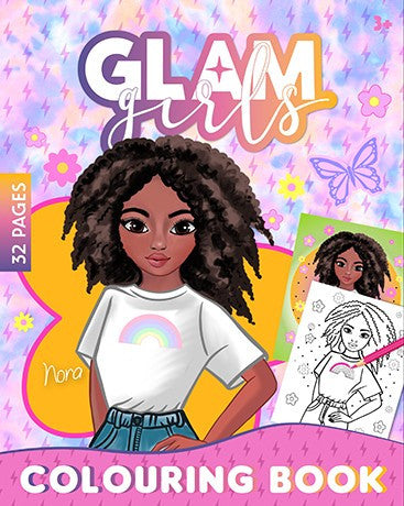 Glam Girls Nora színező 32 oldal