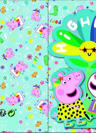 Peppa malac Highfive 3D pop-up 3D üdvözlőkártya + boríték