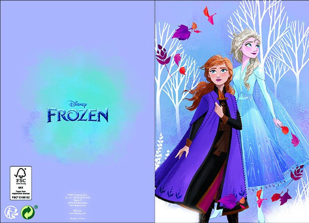 Disney Jégvarázs 3D pop-up üdvözlőkártya + boríték