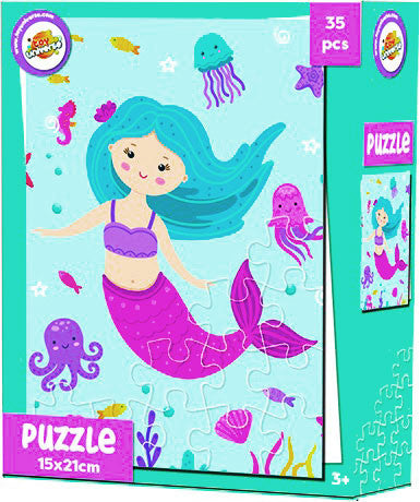 Sellő mini puzzle 35 db-os