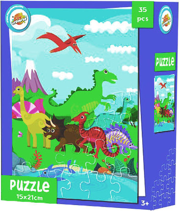 Dinoszaurusz mini puzzle 35 db-os