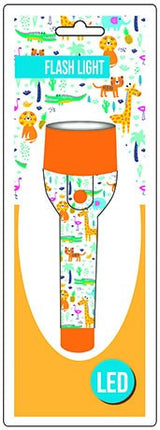 Állatos Yellow LED elemlámpa, zseblámpa 15 cm