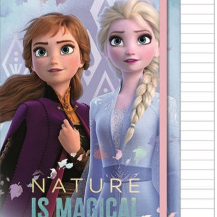 Disney Jégvarázs Mesmerizing Winter A/5 vonalas füzet 80 lapos