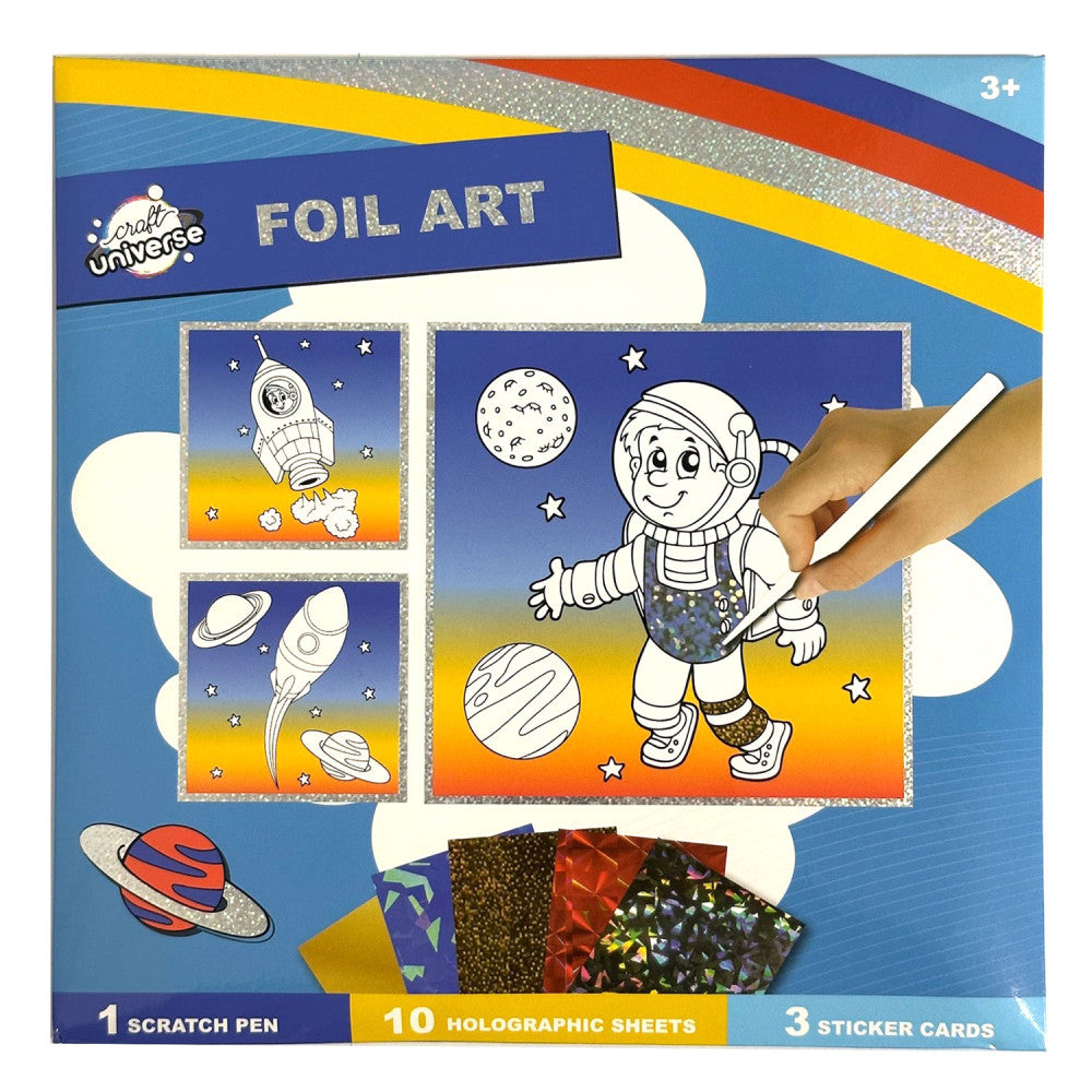 Űrhajós kreatív szett fóliával