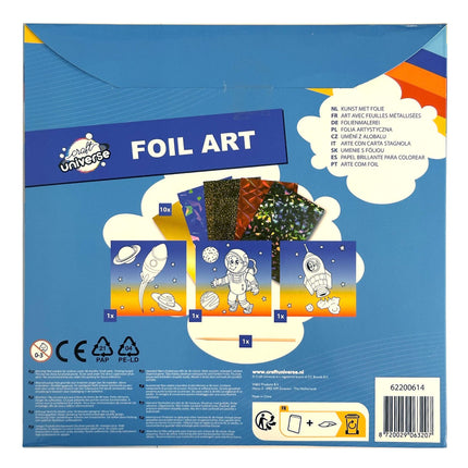 Űrhajós kreatív szett fóliával