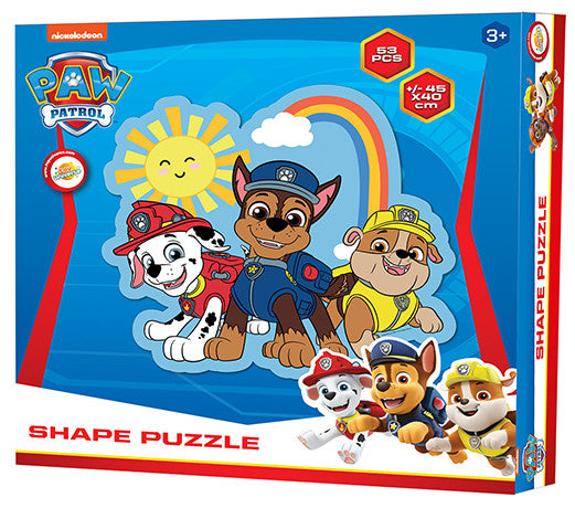Mancs Őrjárat Sun forma puzzle 53 db-os