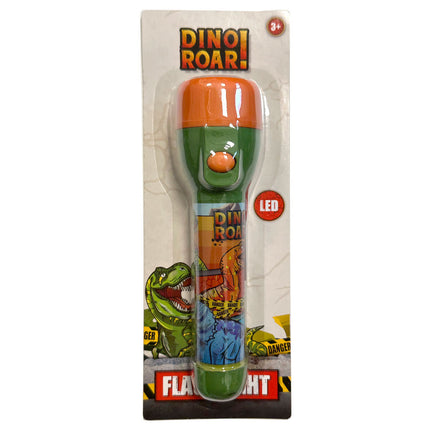 Dinoszaurusz Roar LED elemlámpa, zseblámpa 15 cm