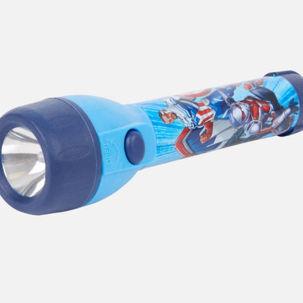 Bosszúállók Team LED elemlámpa, zseblámpa 15 cm