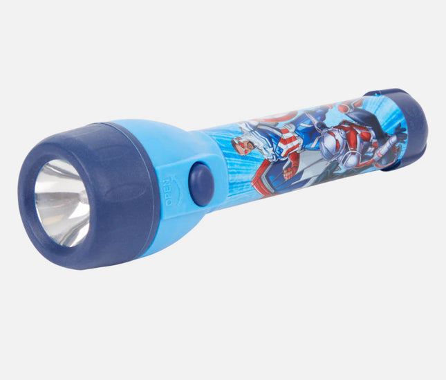 Bosszúállók Team LED elemlámpa, zseblámpa 15 cm