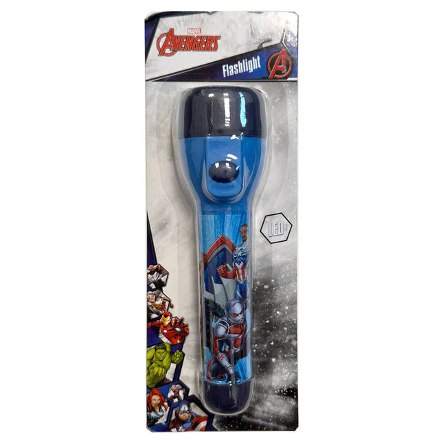 Bosszúállók Team LED elemlámpa, zseblámpa 15 cm