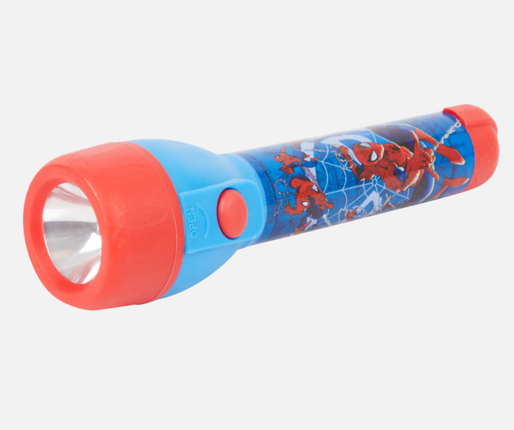 Pókember Web LED elemlámpa, zseblámpa 15 cm