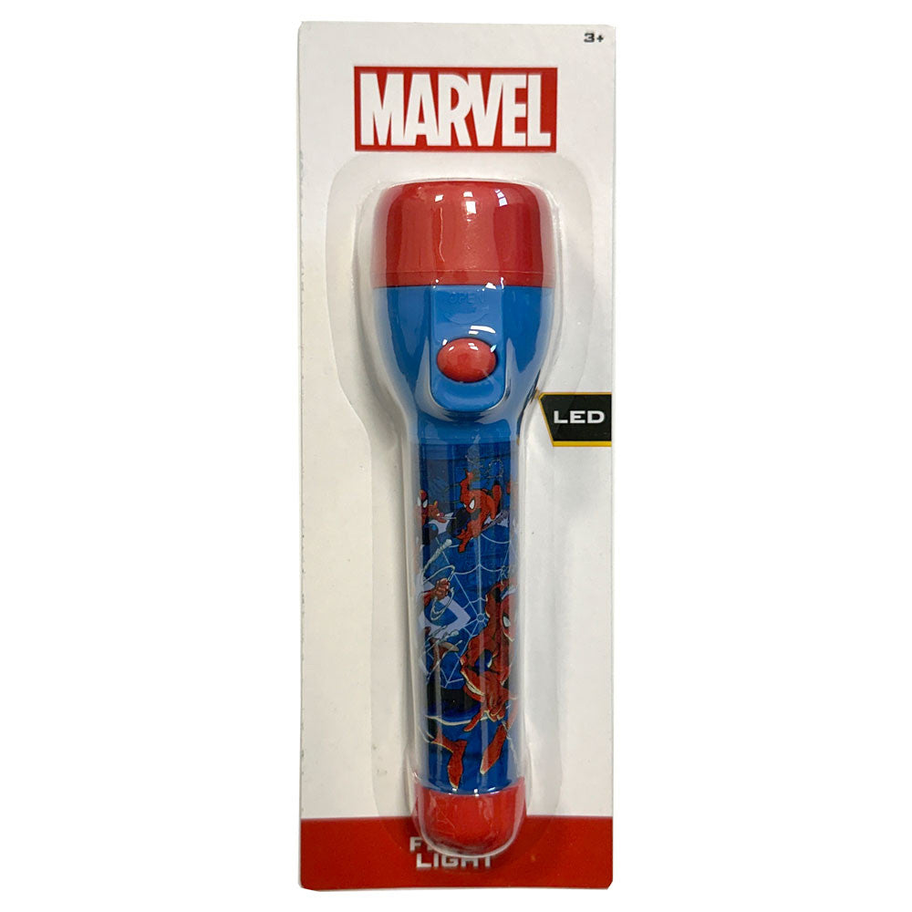 Pókember Web LED elemlámpa, zseblámpa 15 cm