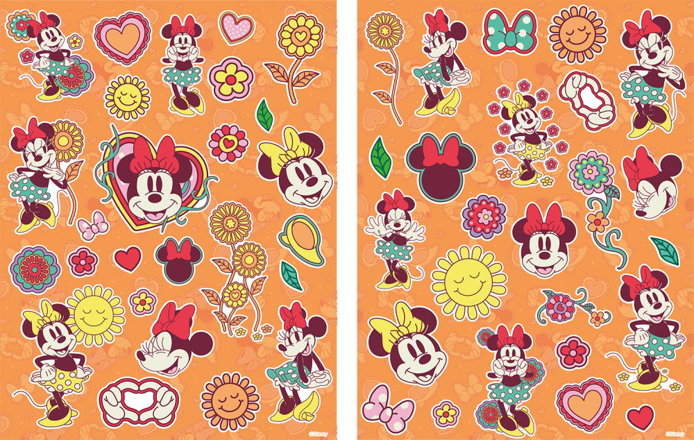 Disney Minnie Retro hologrammos matrica szett