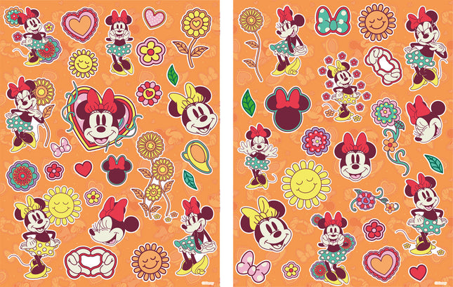 Disney Minnie Retro hologrammos matrica szett
