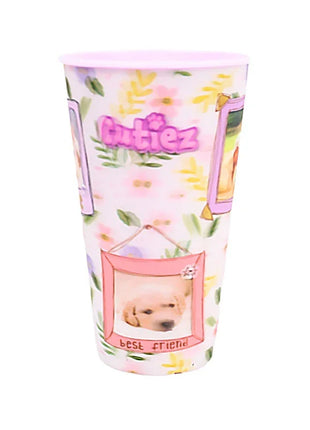 Állatos Cutiez 3D hatású műanyag pohár 480 ml