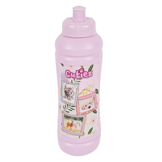 Állatos Cutiez műanyag sportkulacs 450 ml